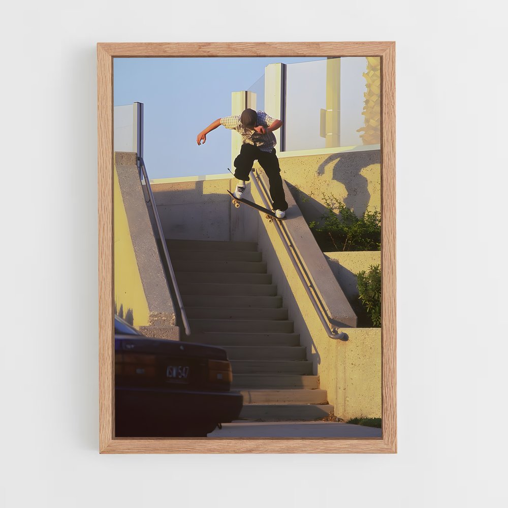 Poster Trickster Chad – affiche Skateboard (vue 4)